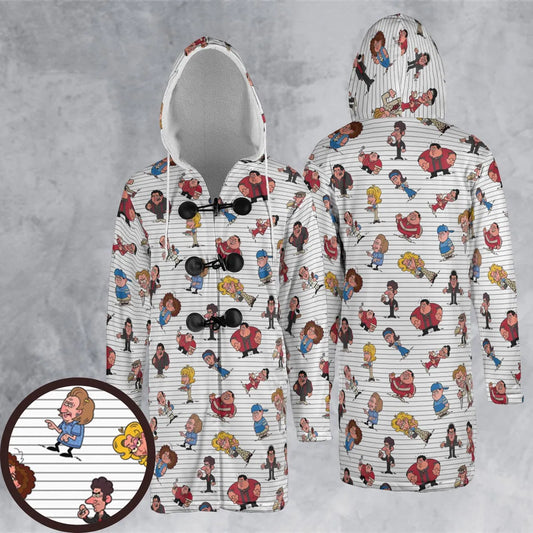 Hooded Cloak Coat - D1C9GL8F