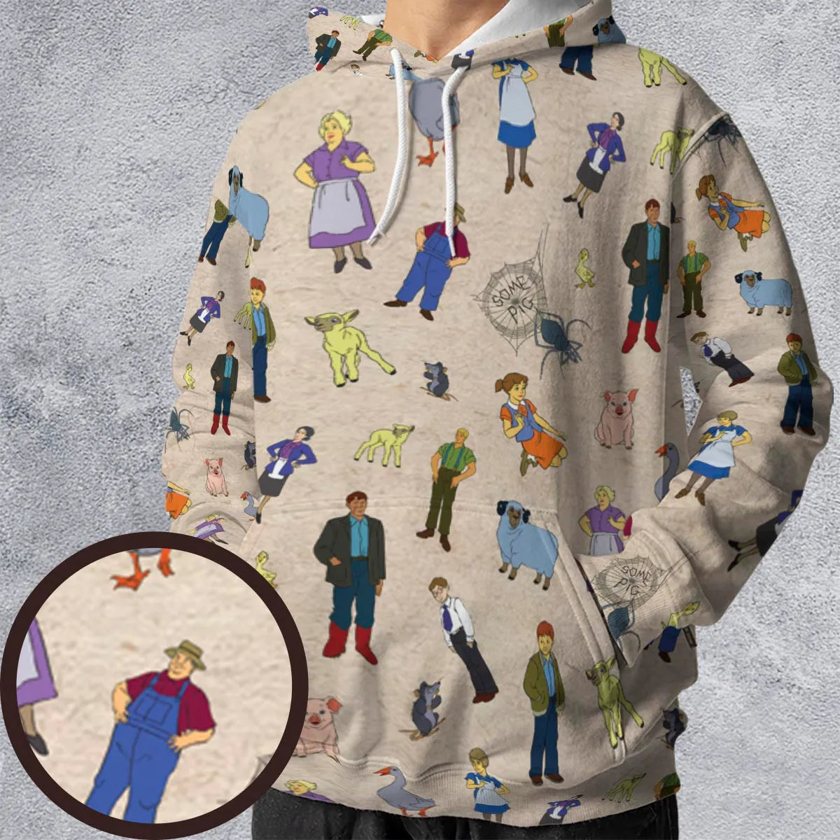 All-over Print Hoodie - 9399AT1N