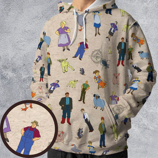All-over Print Hoodie - 9399AT1N