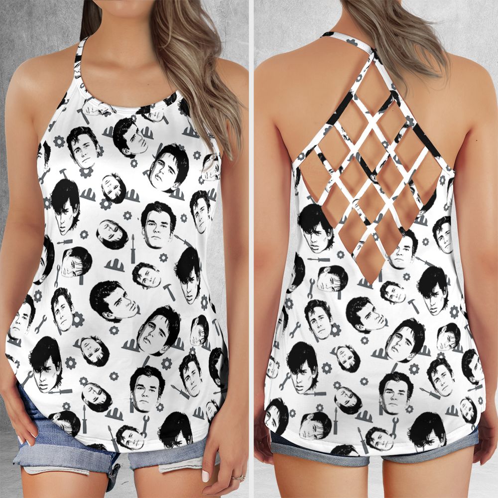 Criss Cross Tank Top - 6JHKB229 -  - 1