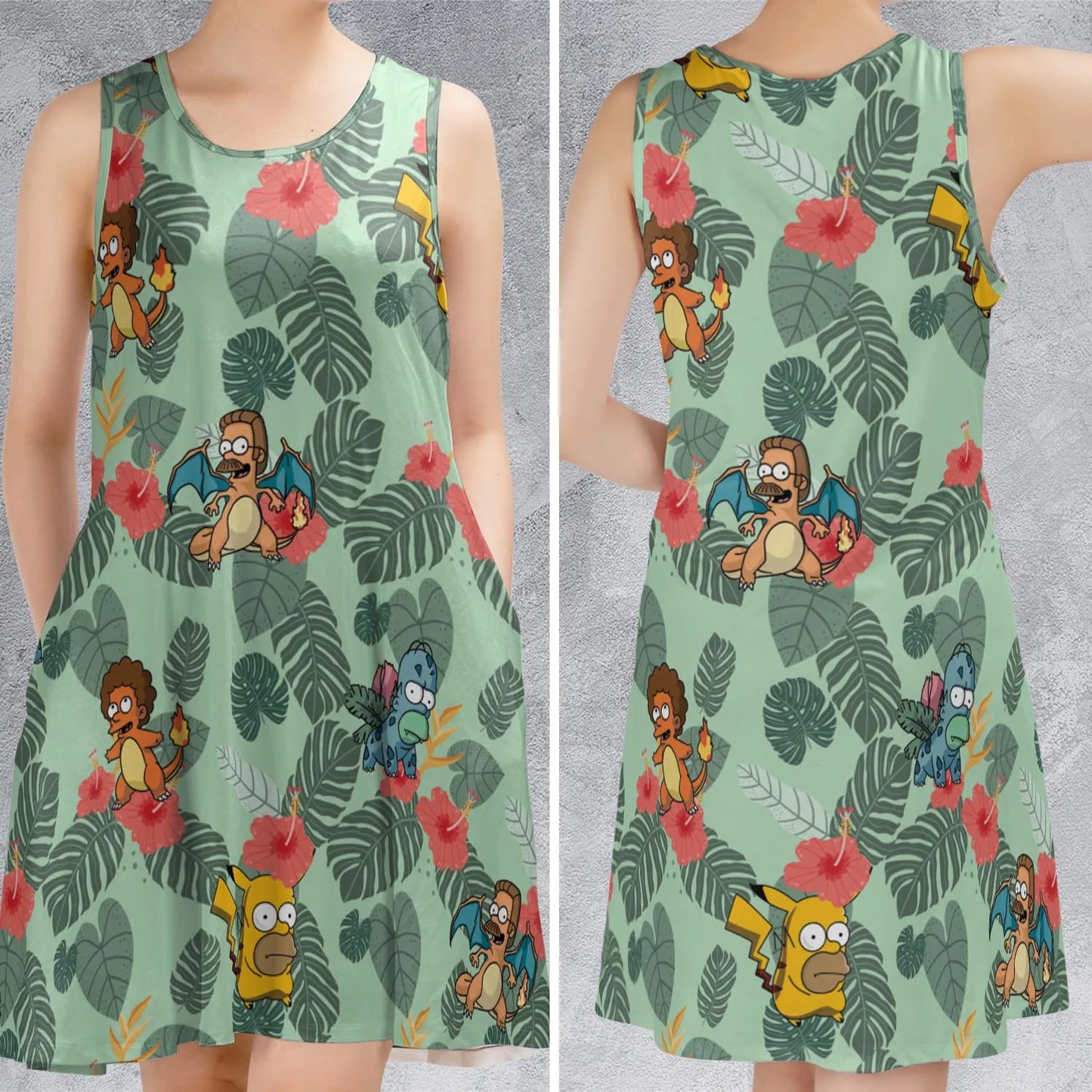 Sleeveless Dress - 76PFW9ZM
