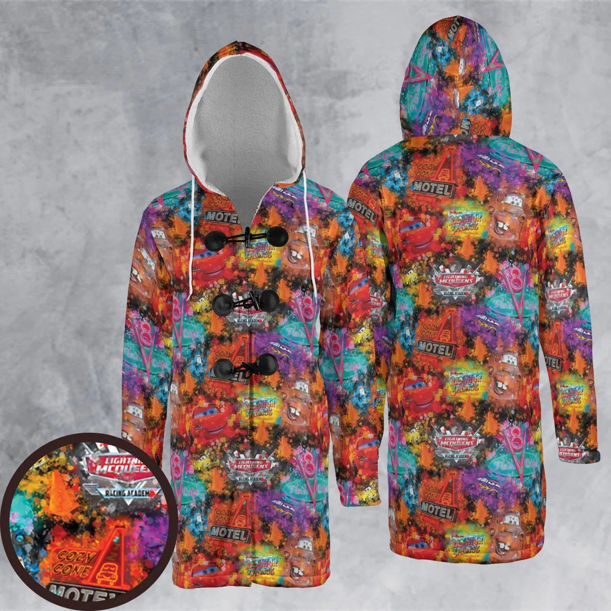 Hooded Cloak Coat - 1X5655XC