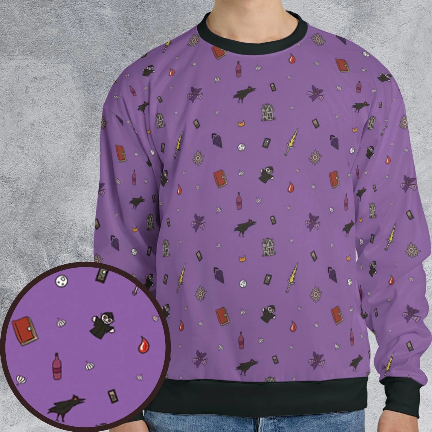 All-over Print Sweatshirt - 66JN636Y
