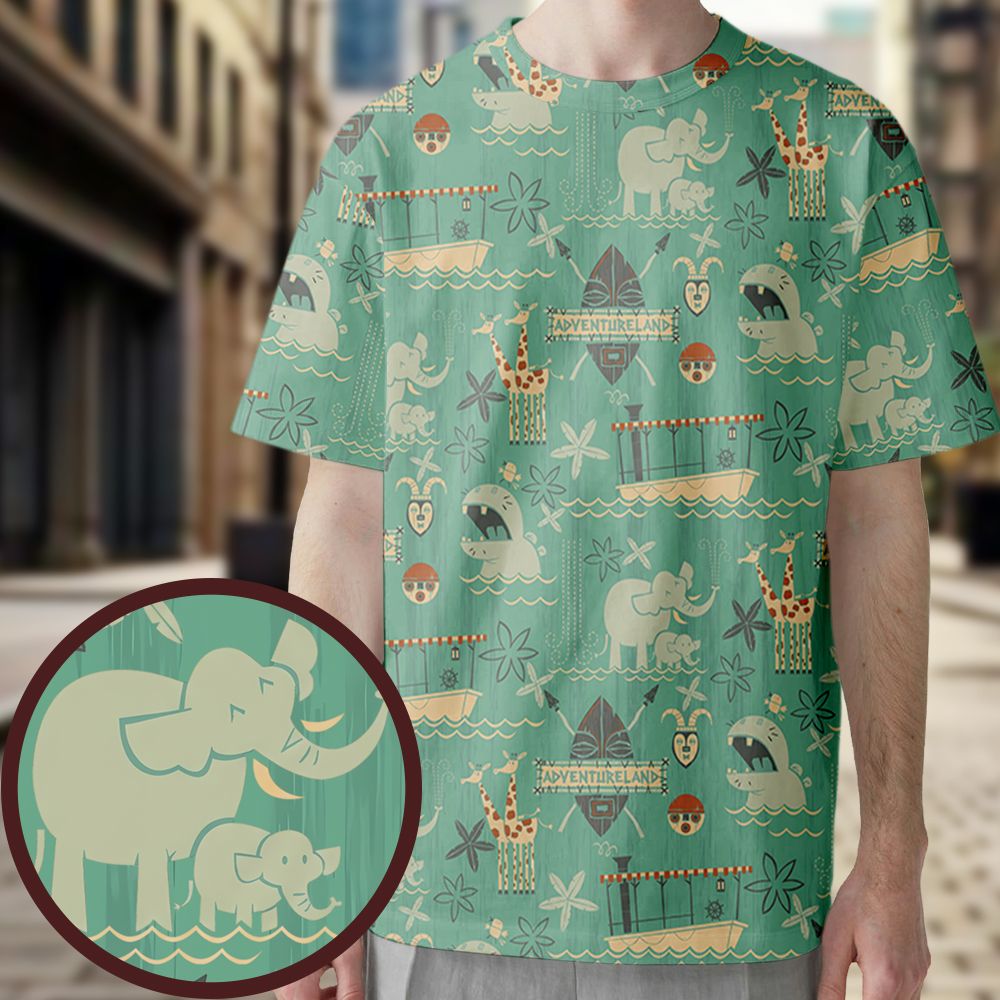All-Over Print Unisex T-Shirt - L3X7RQVN -  - 1