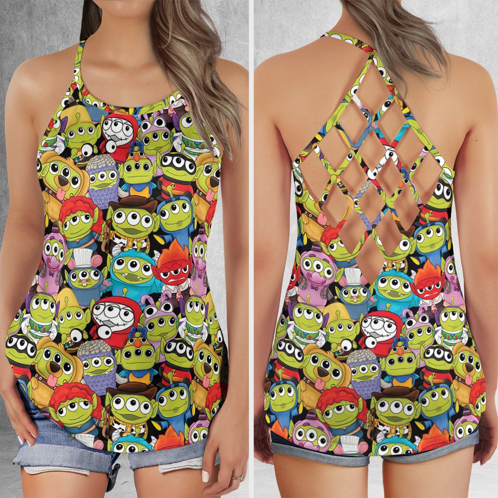 Criss Cross Tank Top - GDMGZTAX -  - 1