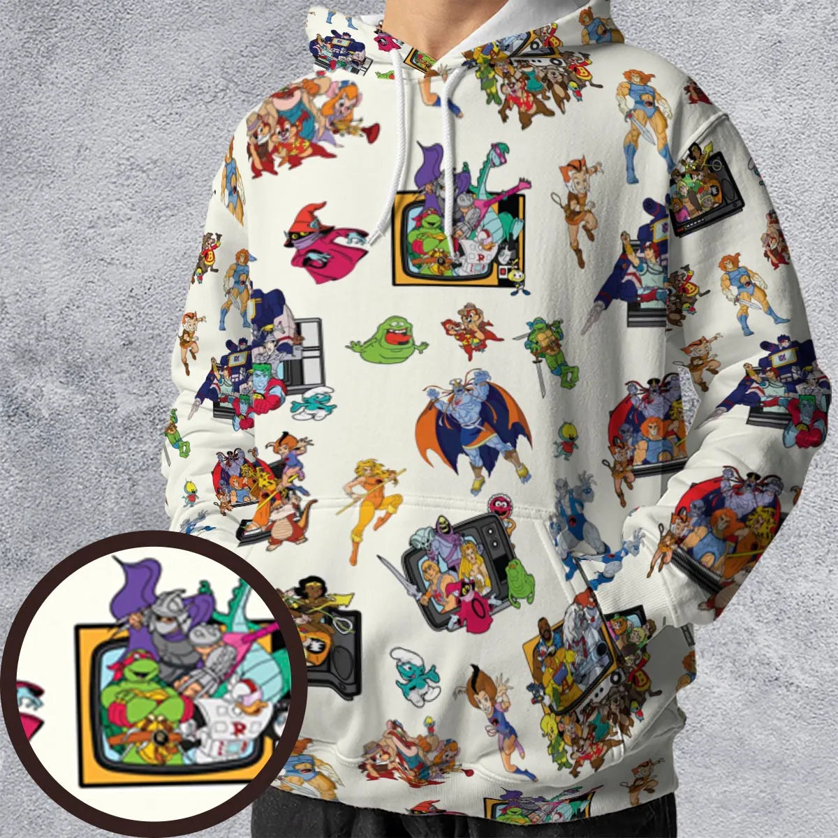 All-over Print Hoodie - T3T9A54B