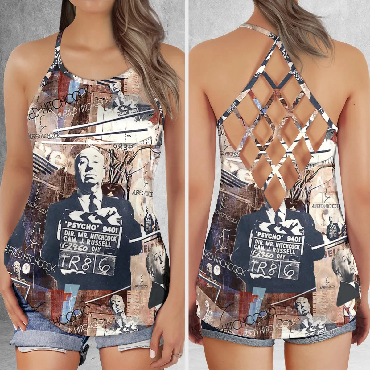Criss Cross Tank Top - 3USDYPNC