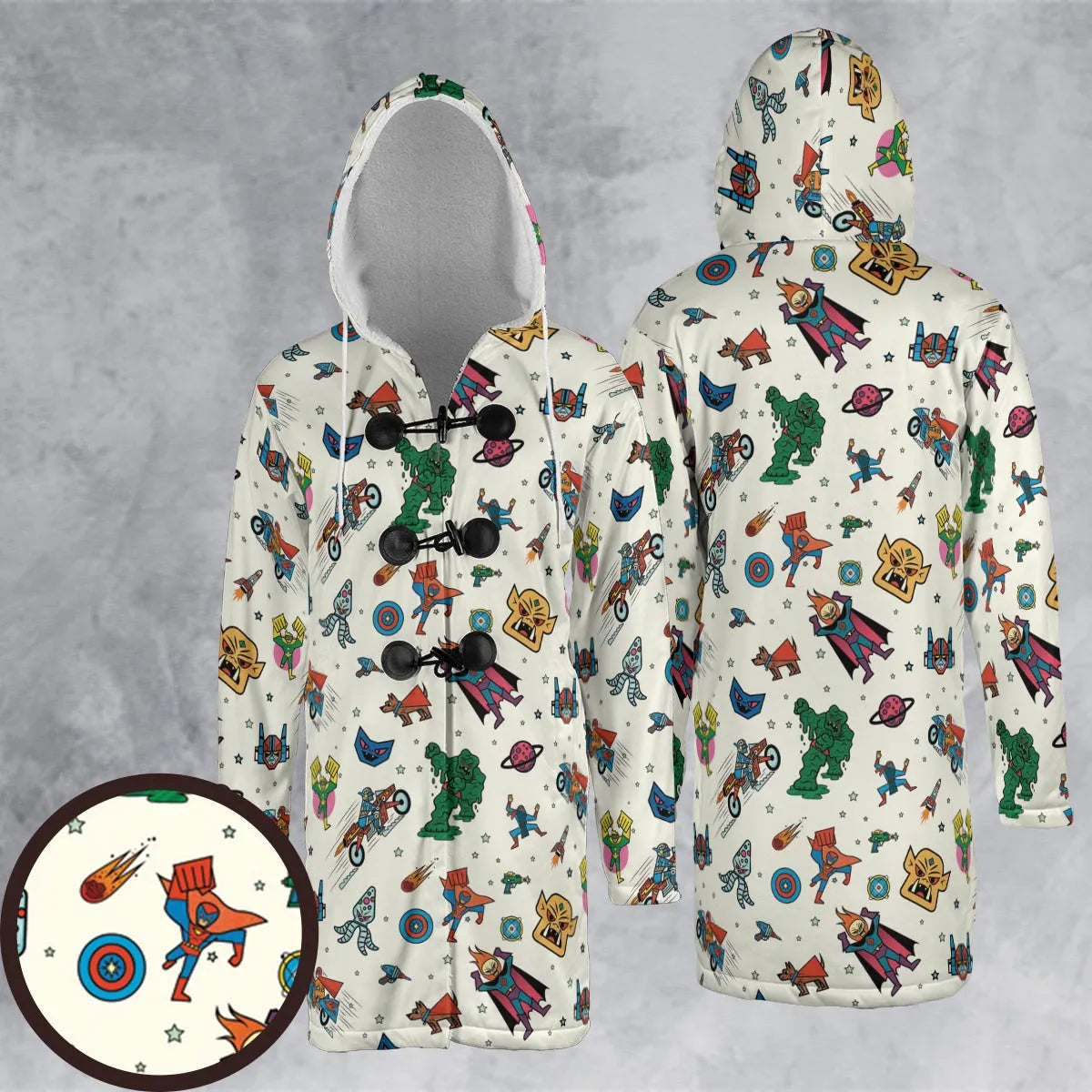 Hooded Cloak Coat - ELDZ9Y39