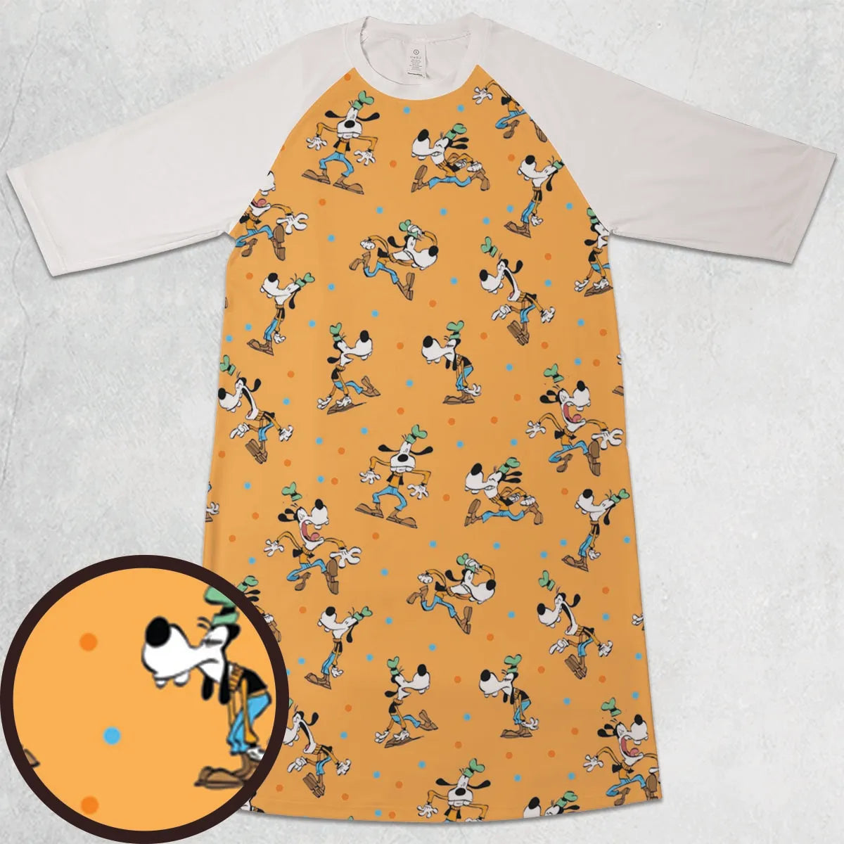 3/4 Sleeve Raglan Dress - RMGH4LJW