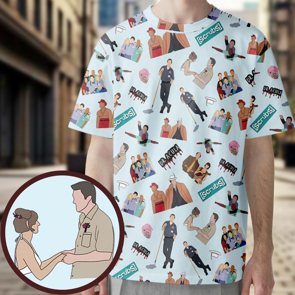 All-Over Print Unisex T-Shirt - K6BZ1GB8 -  - 1