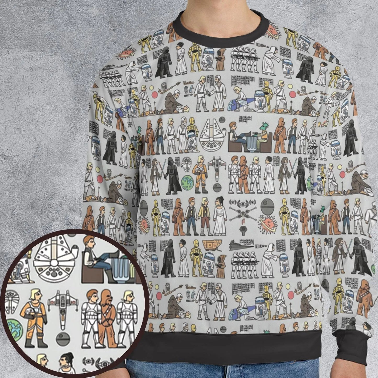 All-over Print Sweatshirt - 1VGX8R5R