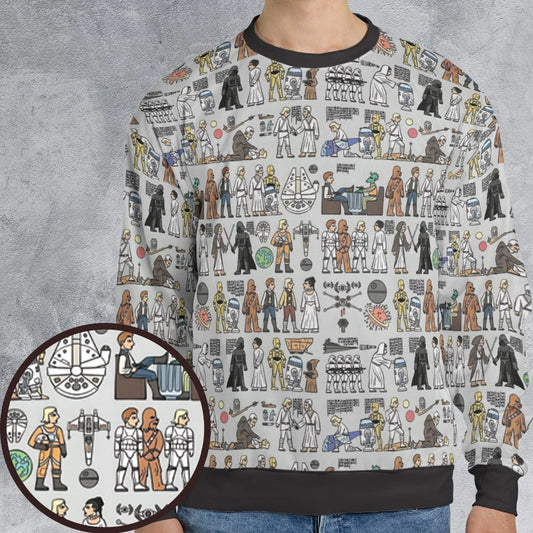 All-over Print Sweatshirt - 1VGX8R5R