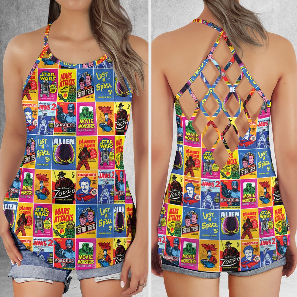 Criss Cross Tank Top - CYA5YGFL -  - 1