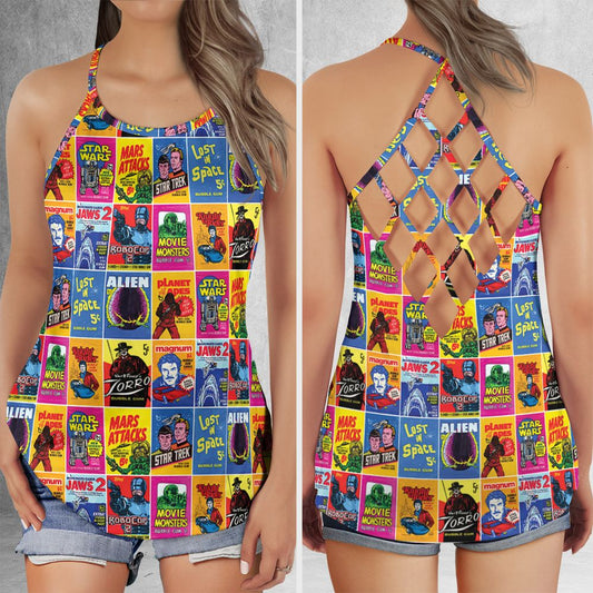 Criss Cross Tank Top - CYA5YGFL -  - 1
