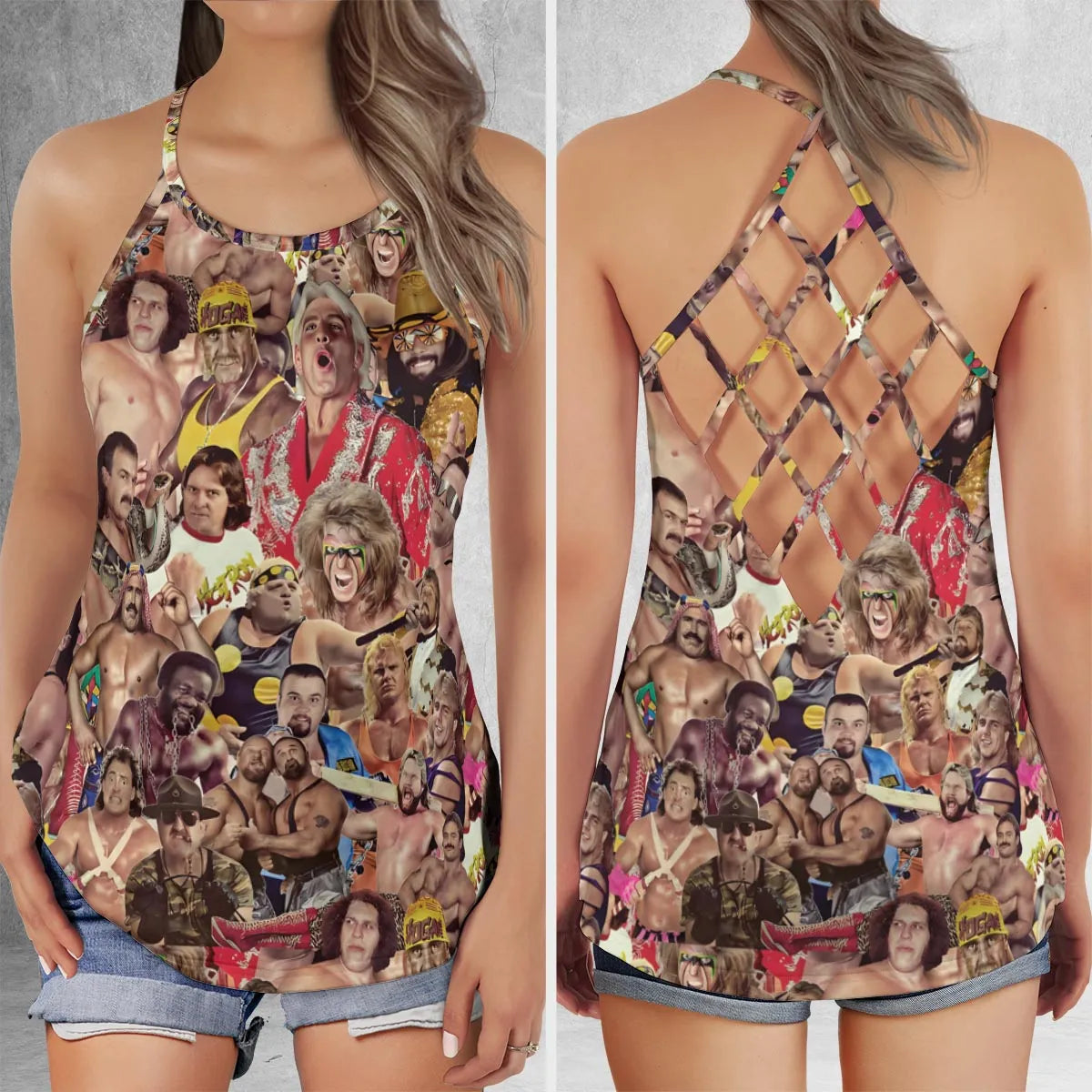 Criss Cross Tank Top - 7EY7AJCN
