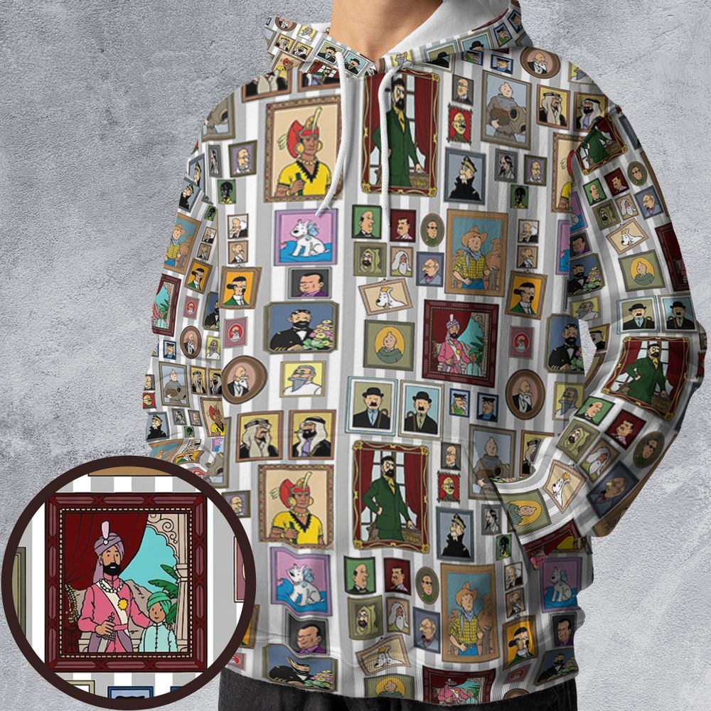 All-over Print Hoodie - ESKWBG7P -  - 1
