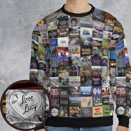 All-over Print Sweatshirt - WY5T77DL -  - 1