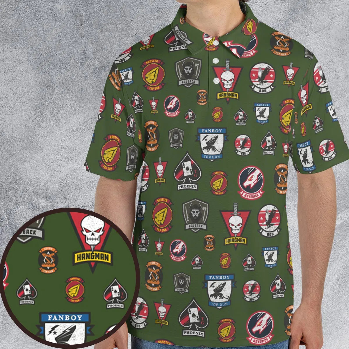 AOP Men/Women Polo Shirt - EVWWXCRW