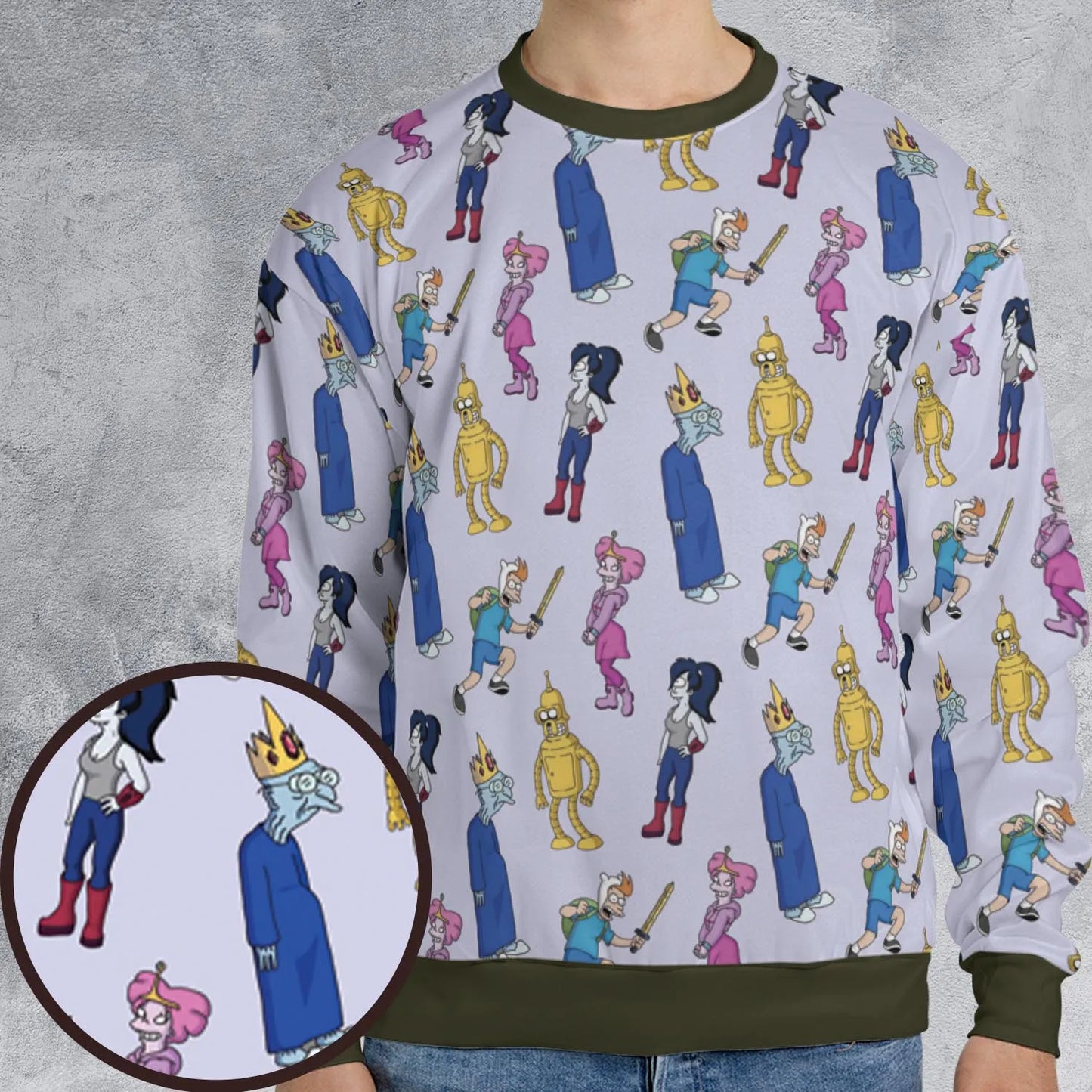 All-over Print Sweatshirt - XGNVDSKK