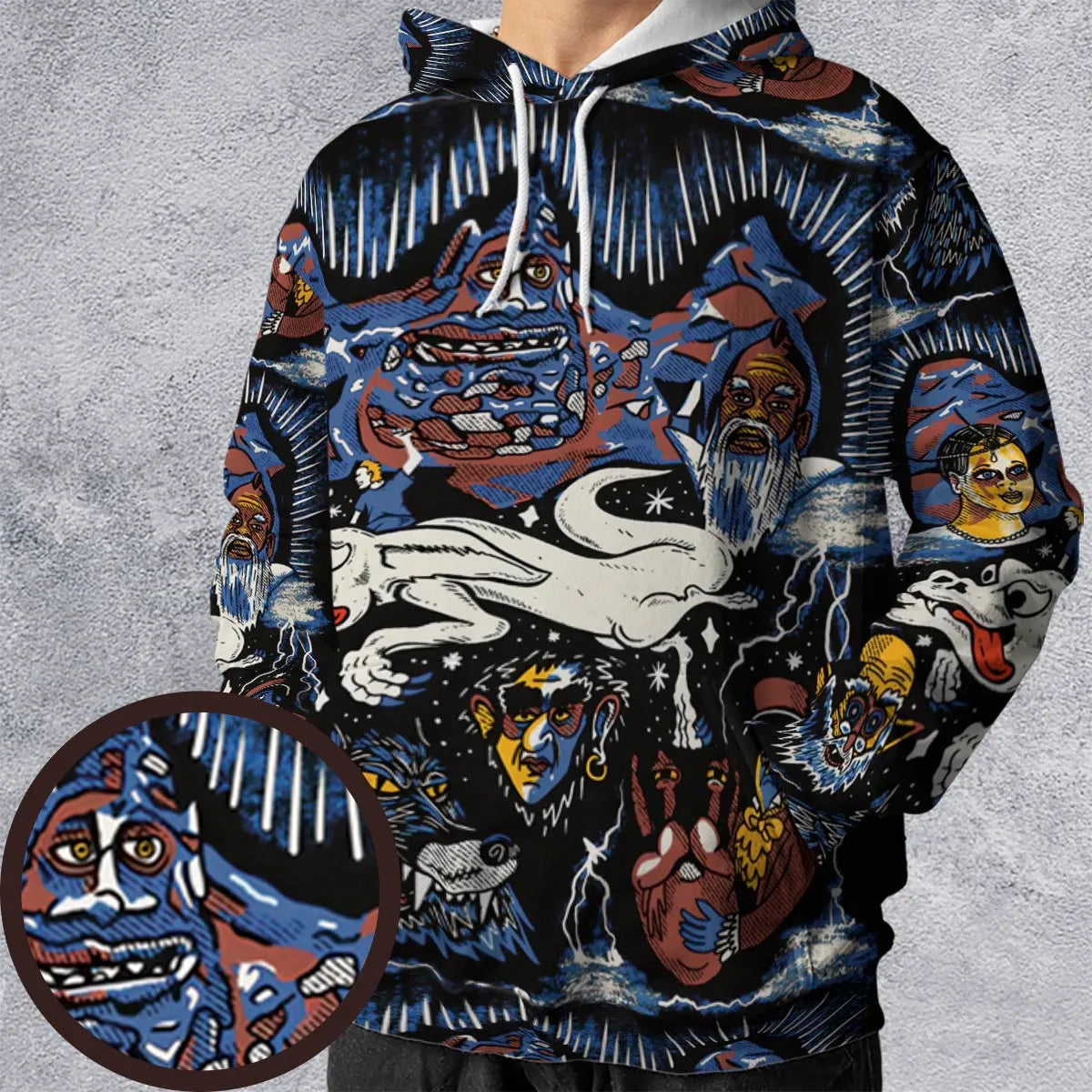 All-over Print Hoodie - Q3632USV