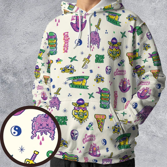 All-over Print Hoodie - YUXKRNX8