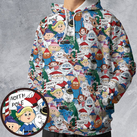 All-over Print Hoodie - 4B1CW9TT -  - 1