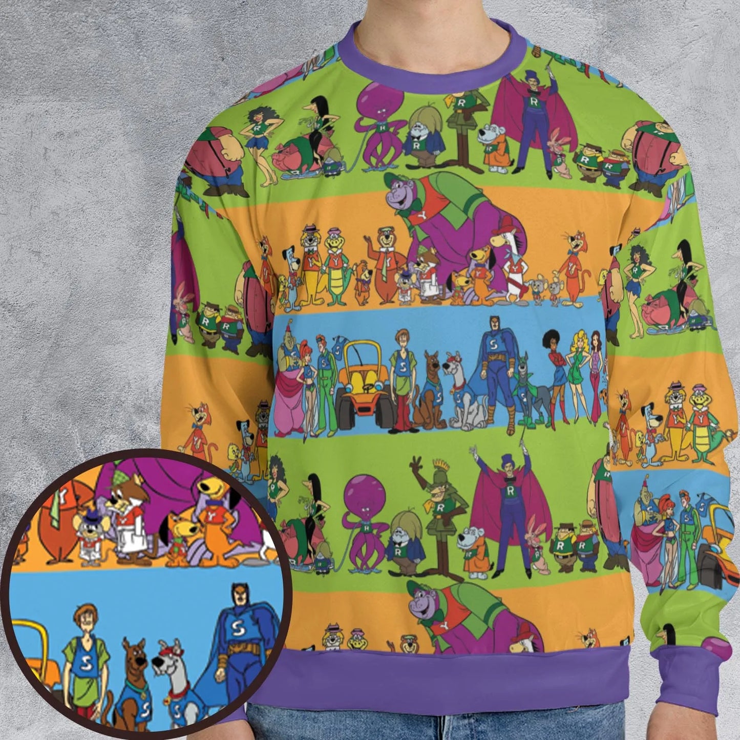 All-over Print Sweatshirt - T84DGH8R