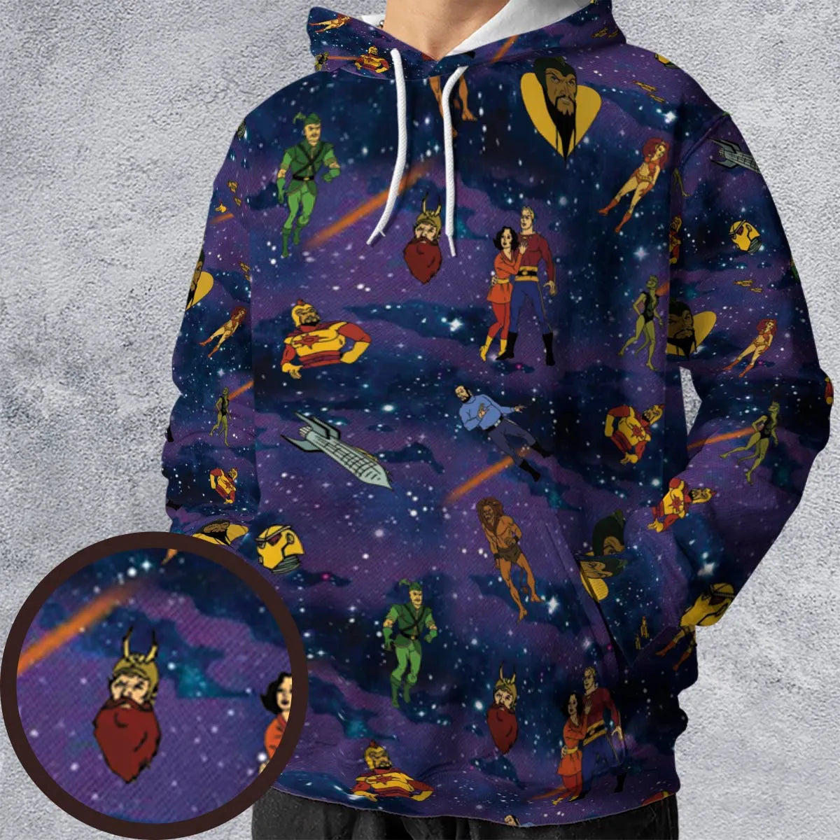 All-over Print Hoodie - QK6P4M2P