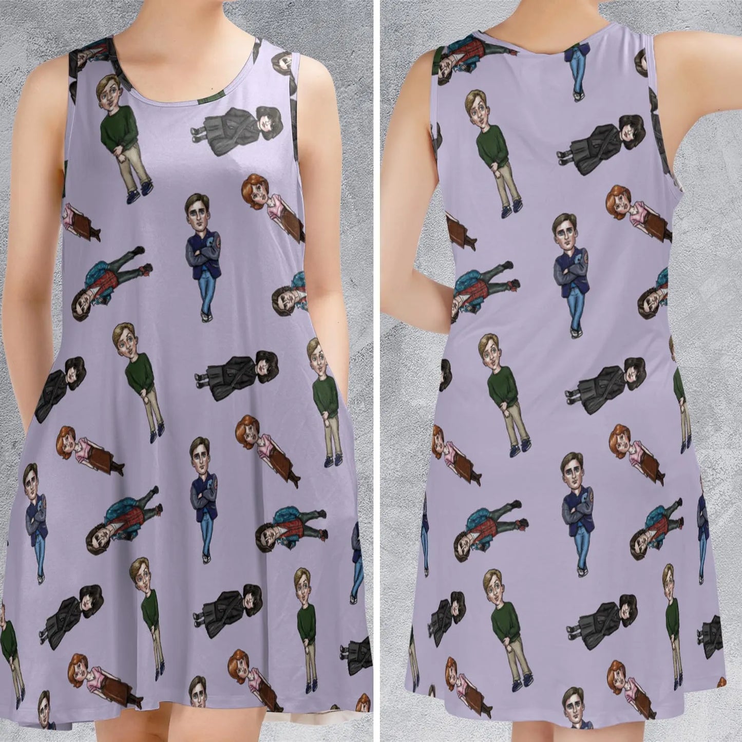 Sleeveless Dress - XGVBSQLF