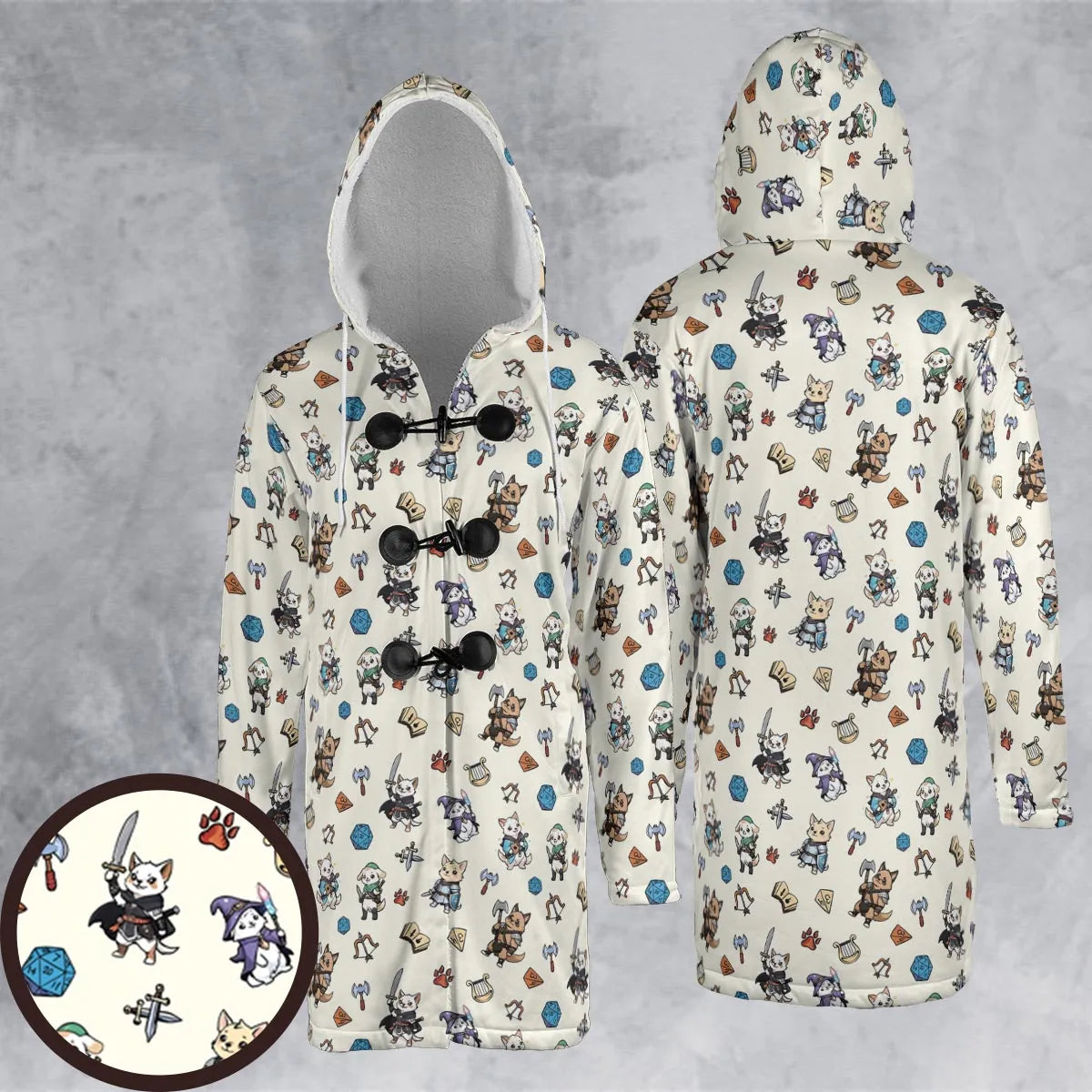 Hooded Cloak Coat - MDGXLBVR