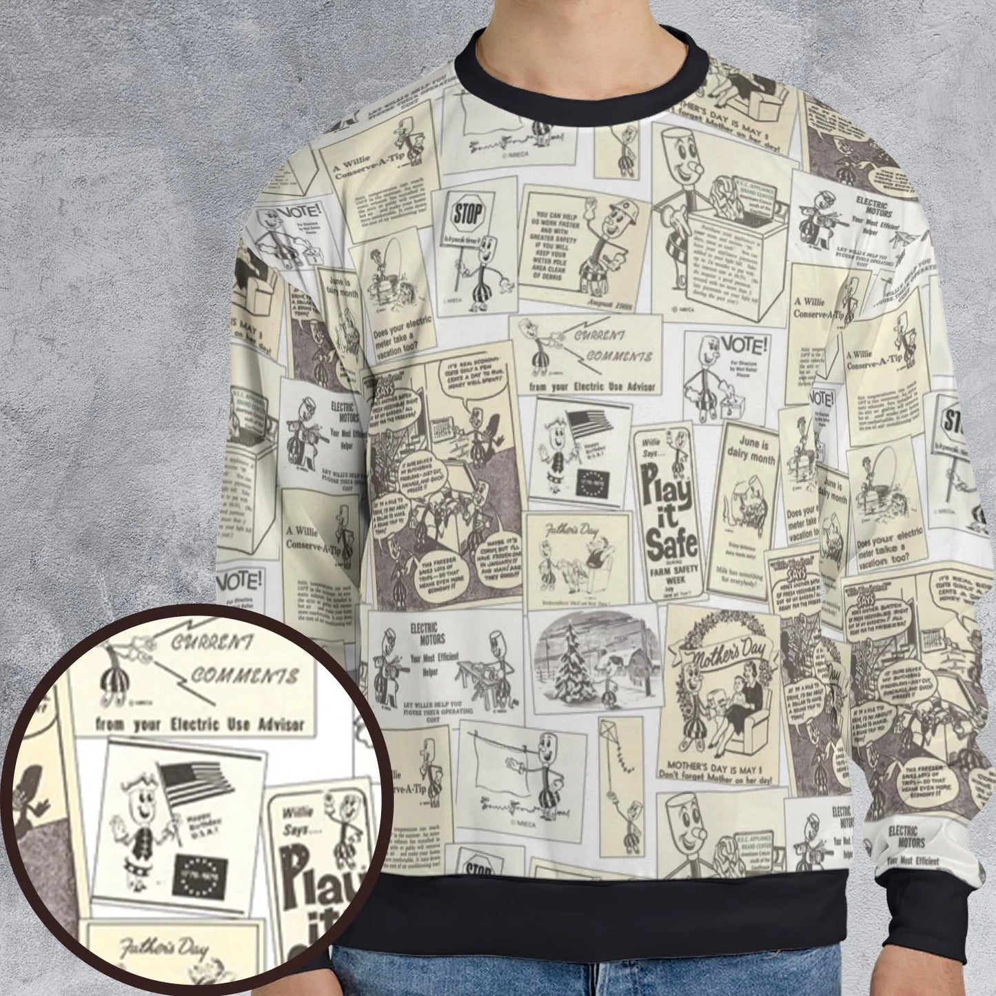 All-over Print Sweatshirt - 9G7CWEFL