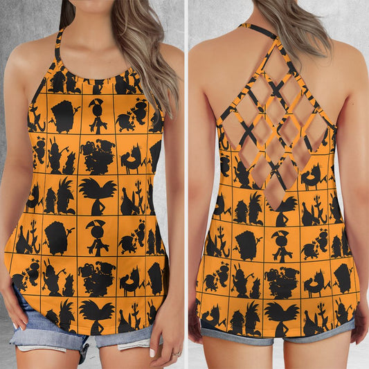 Criss Cross Tank Top - QPKLNN9F -  - 1