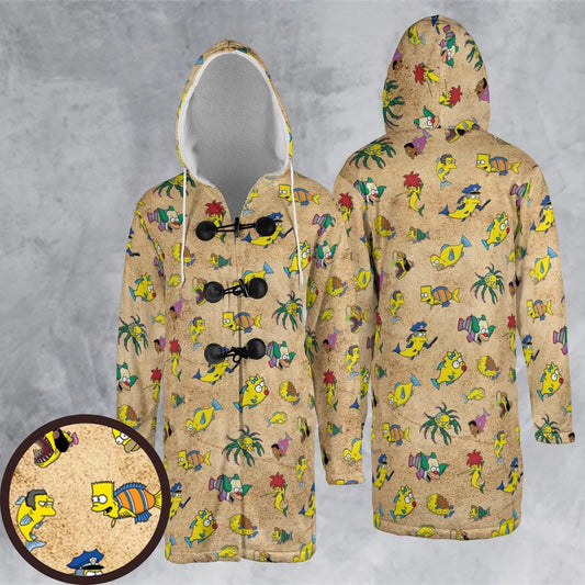 Hooded Cloak Coat - B3MWWLDE