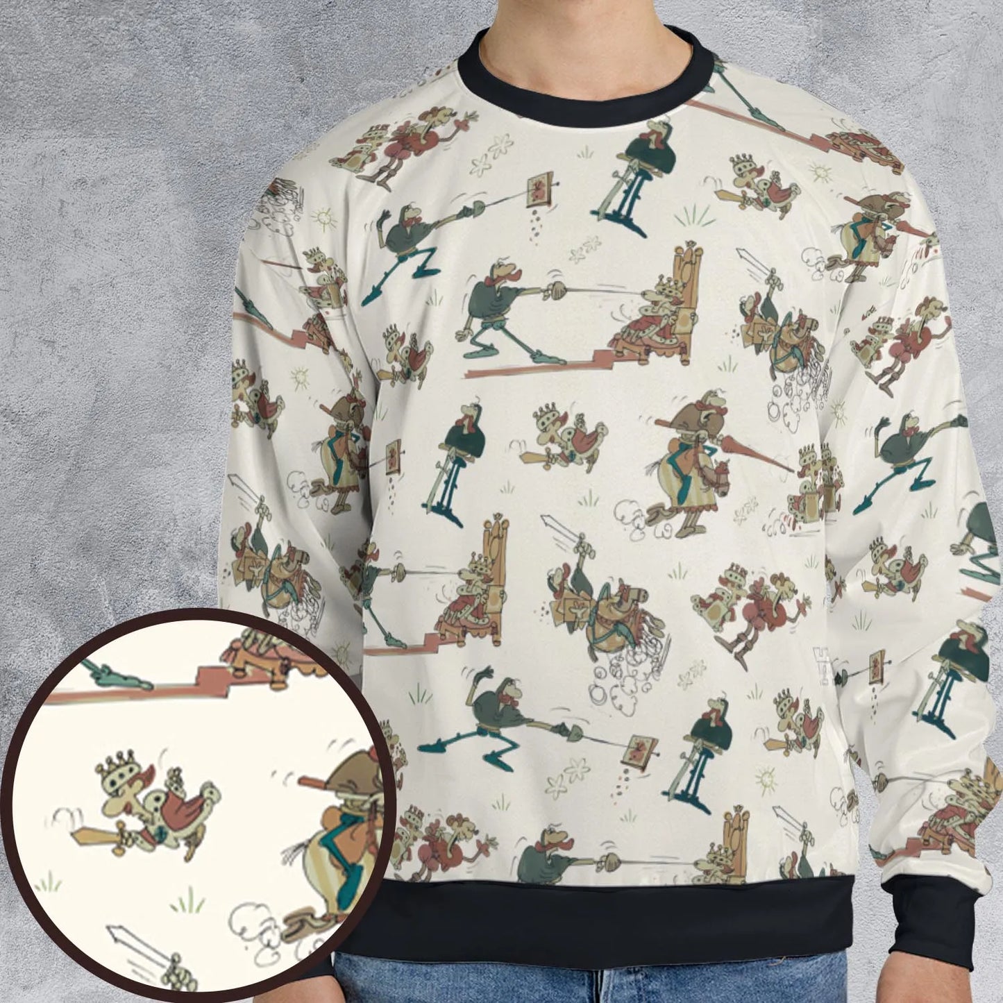 All-over Print Sweatshirt - Q5YVZ1FZ