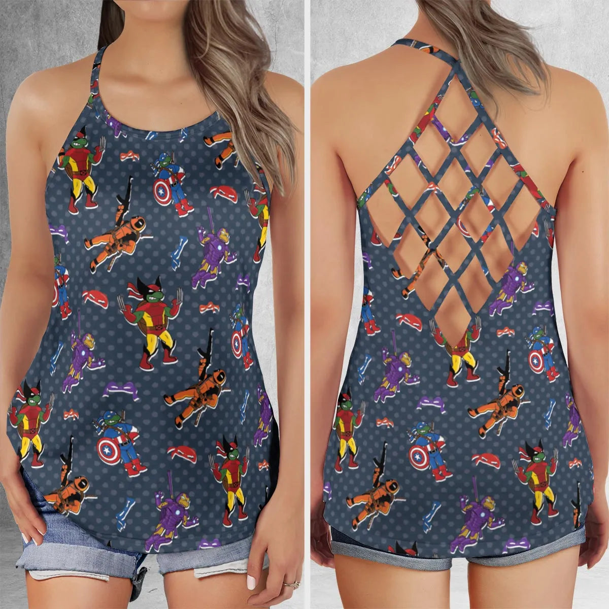 Criss Cross Tank Top - 475GD8E3