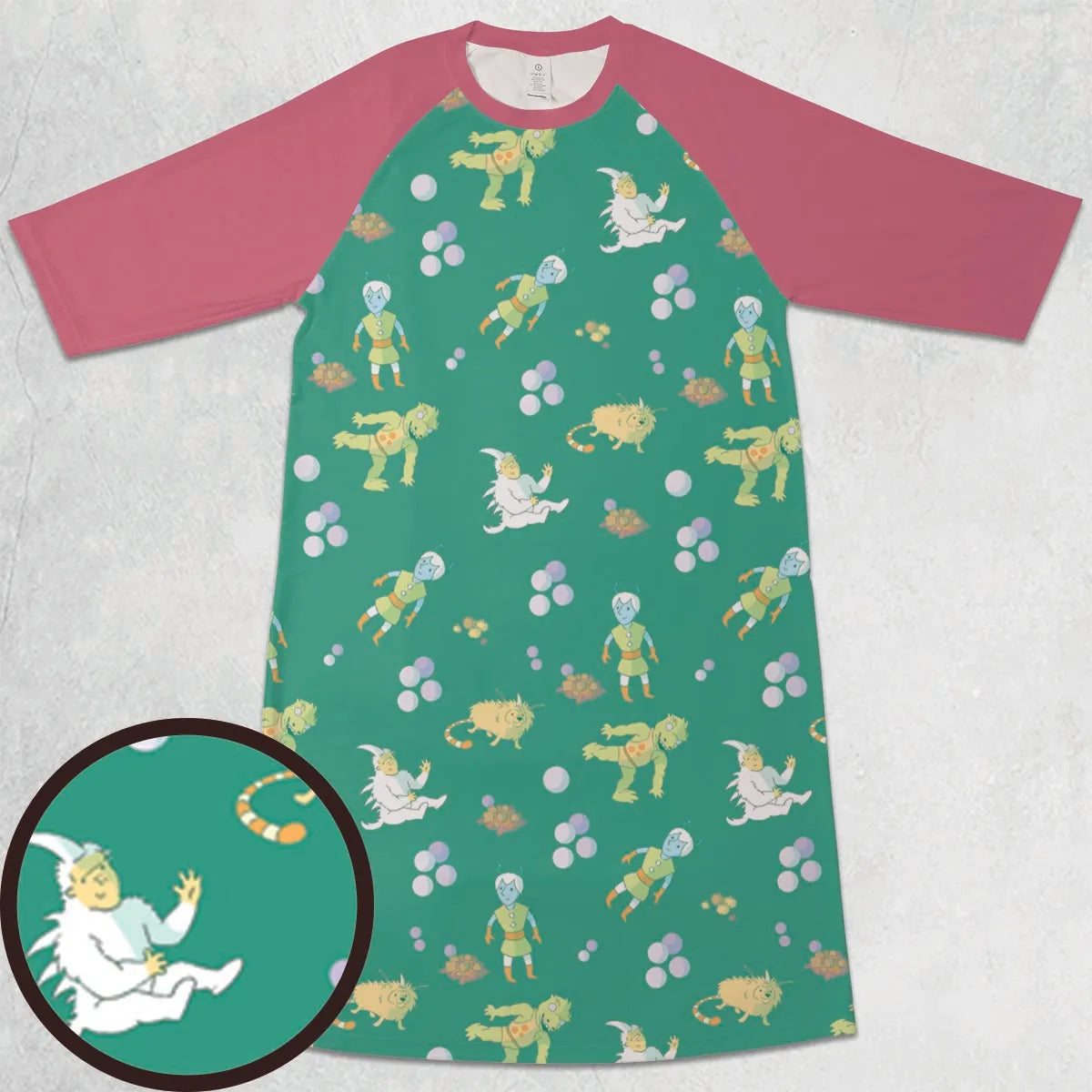 3/4 Sleeve Raglan Dress - 9YF2B95H