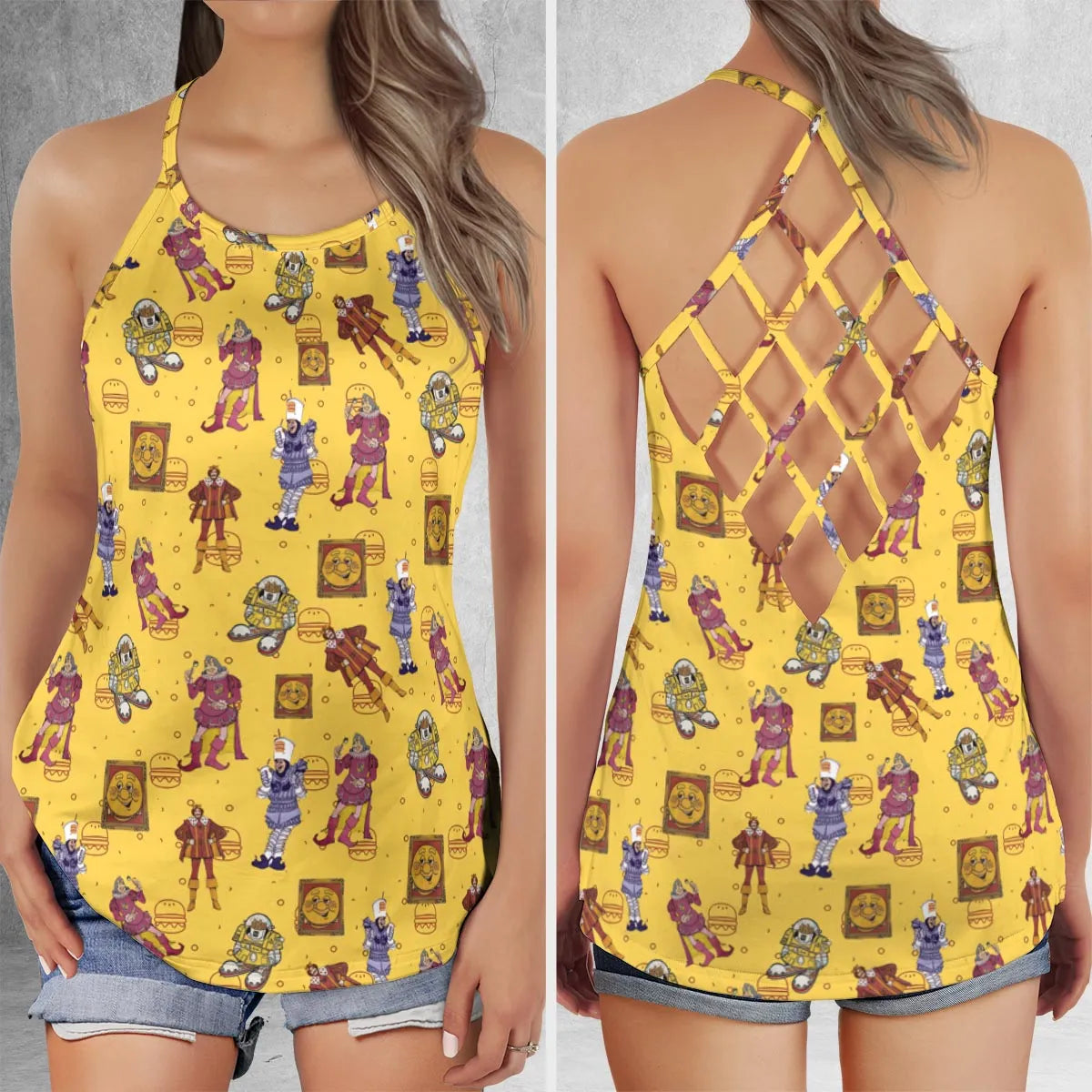 Criss Cross Tank Top - 2GBJGJM5