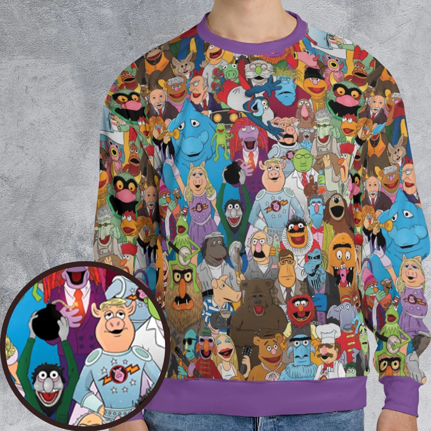 All-over Print Sweatshirt - PVCN9QWQ