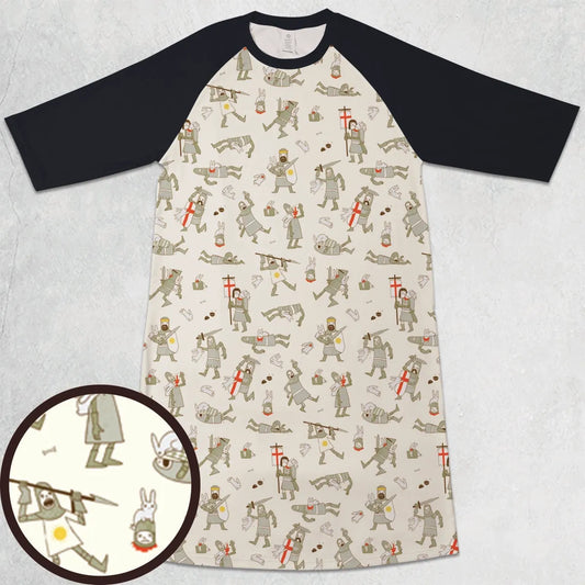 3/4 Sleeve Raglan Dress - CYFZSR96