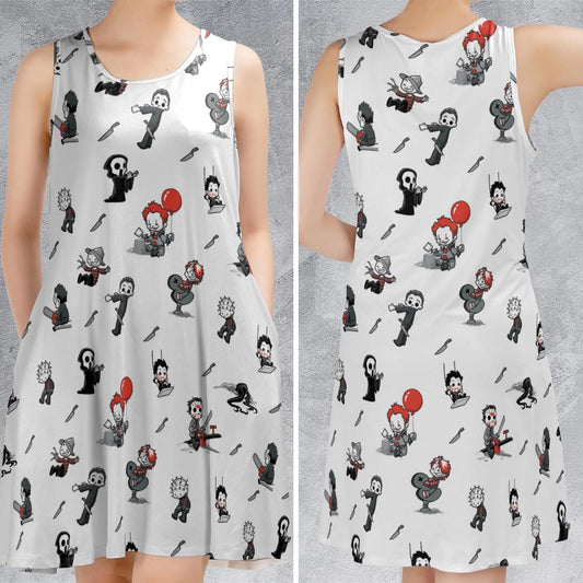 Sleeveless Dress - X9EGX2AF