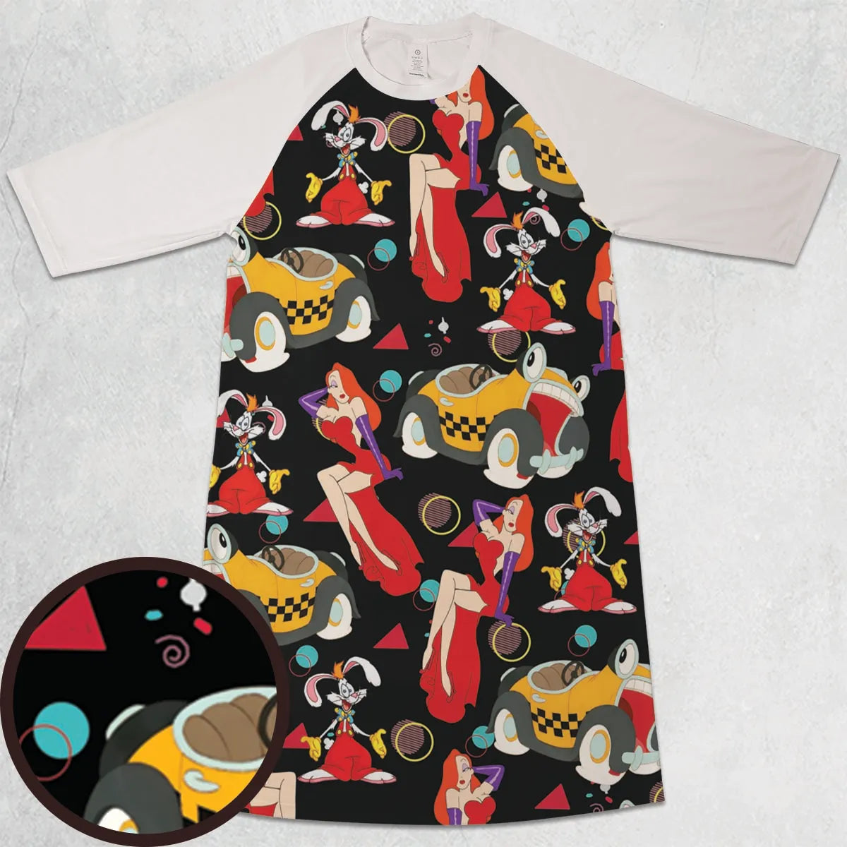 3/4 Sleeve Raglan Dress - YG5USBBE