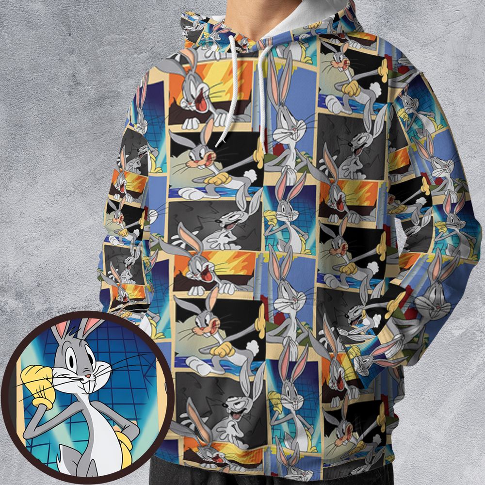 All-over Print Hoodie - X3655F4S -  - 1