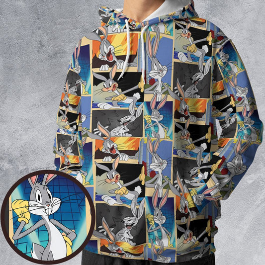 All-over Print Hoodie - X3655F4S -  - 1