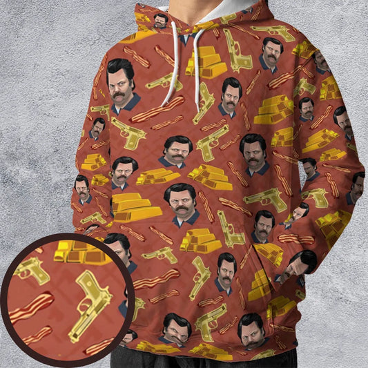 All-over Print Hoodie - P749G2FP