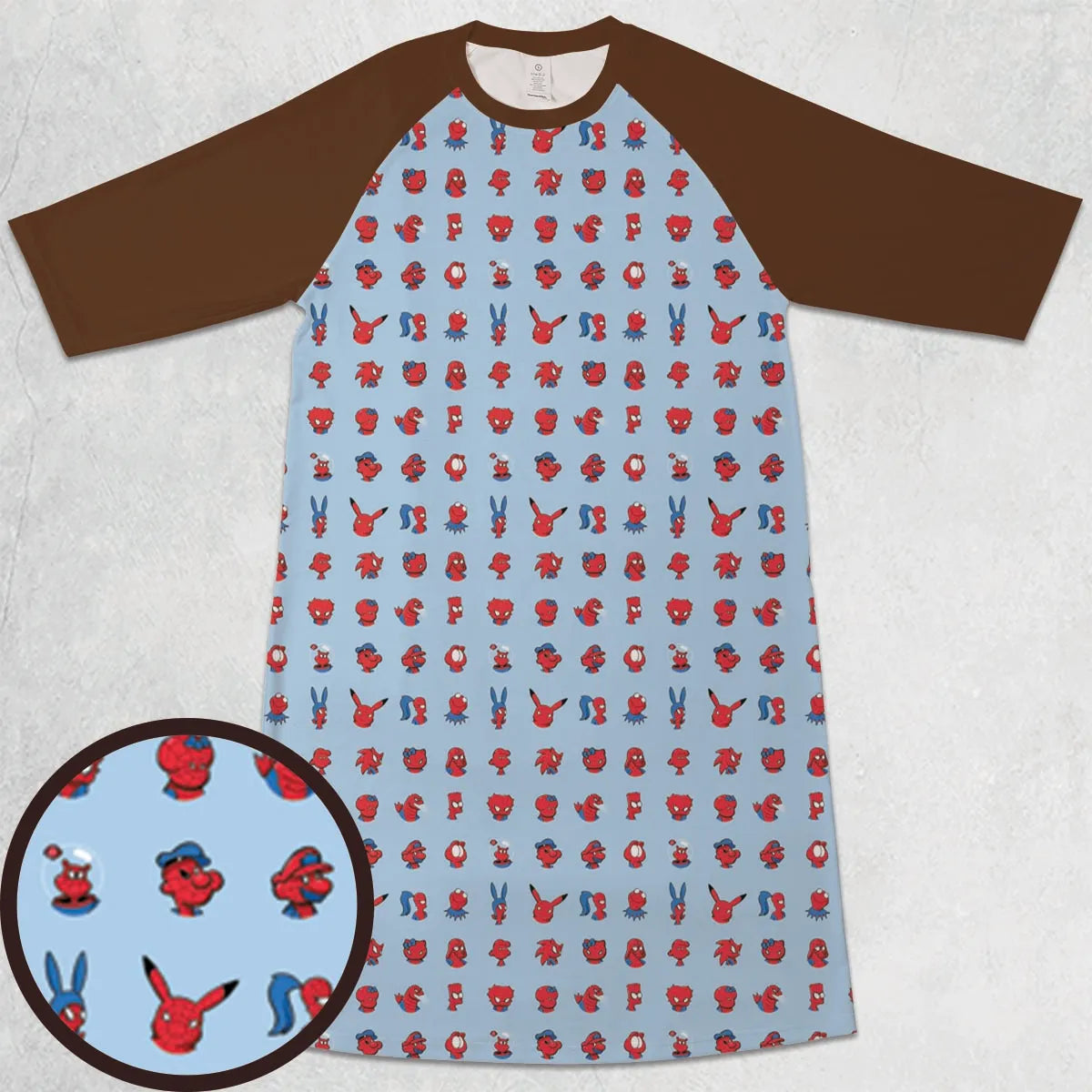3/4 Sleeve Raglan Dress - LJHUWP2M