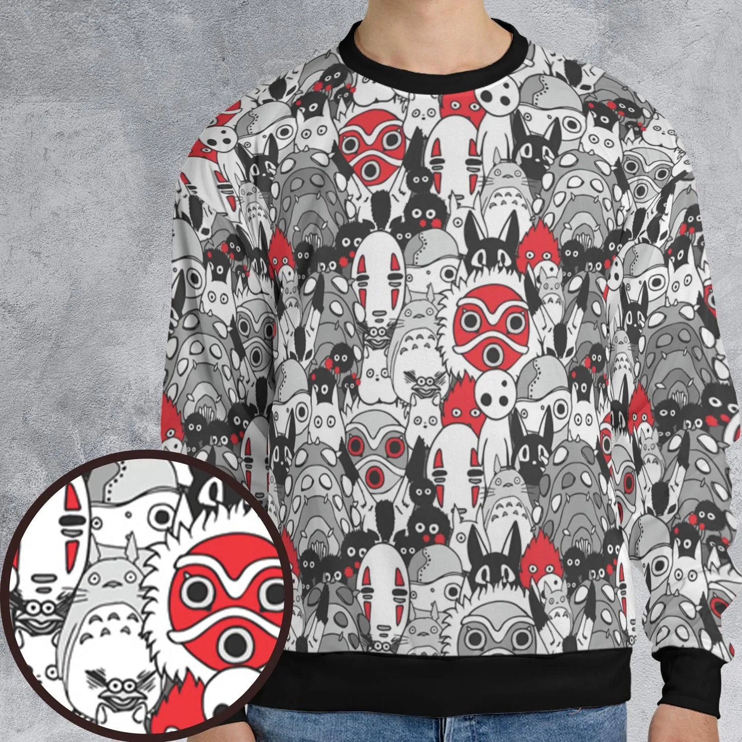 All-over Print Sweatshirt - H1GSXEHW