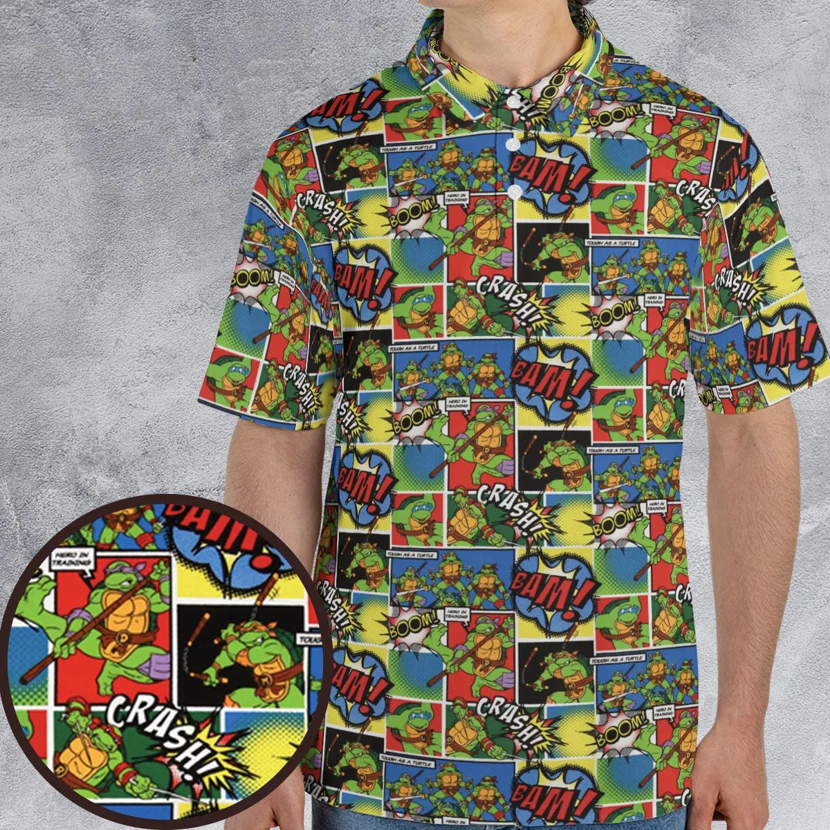 AOP Men/Women Polo Shirt - VTEGEK14