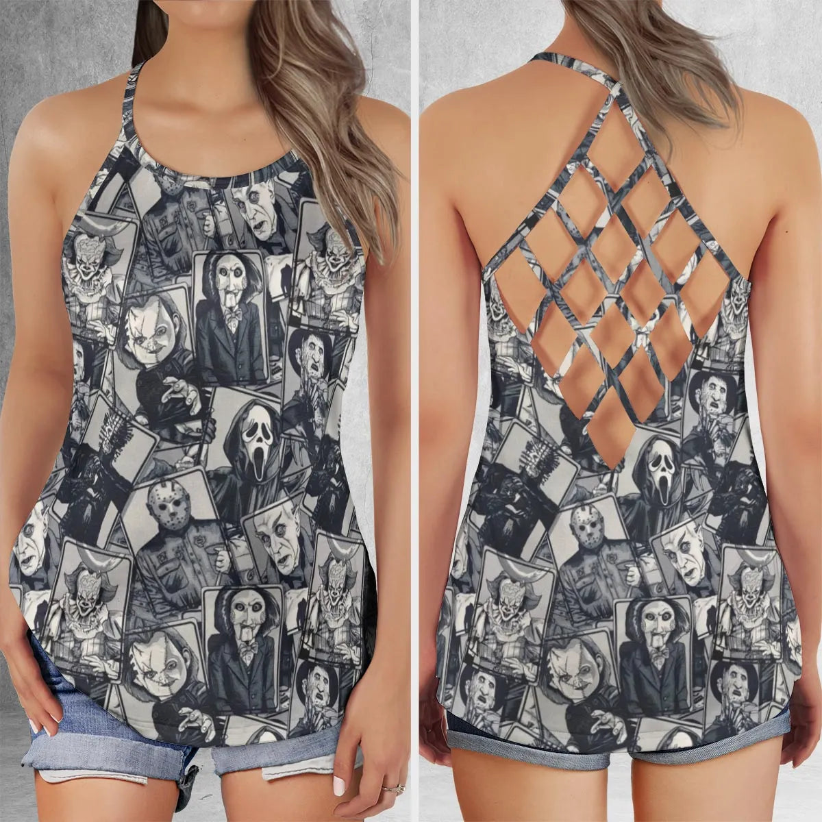 Criss Cross Tank Top - GDGWLPK1