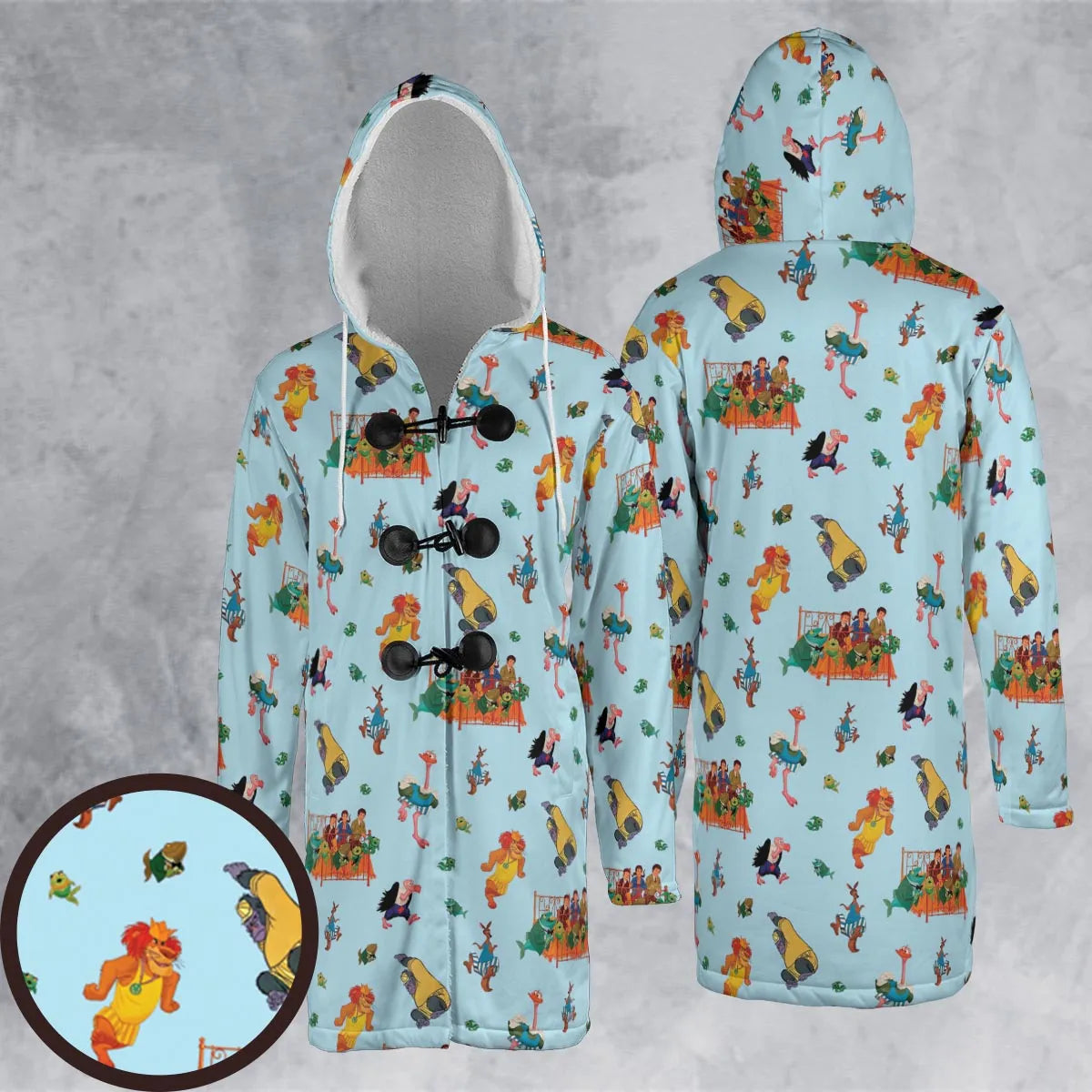 Hooded Cloak Coat - R2F9GU3Y