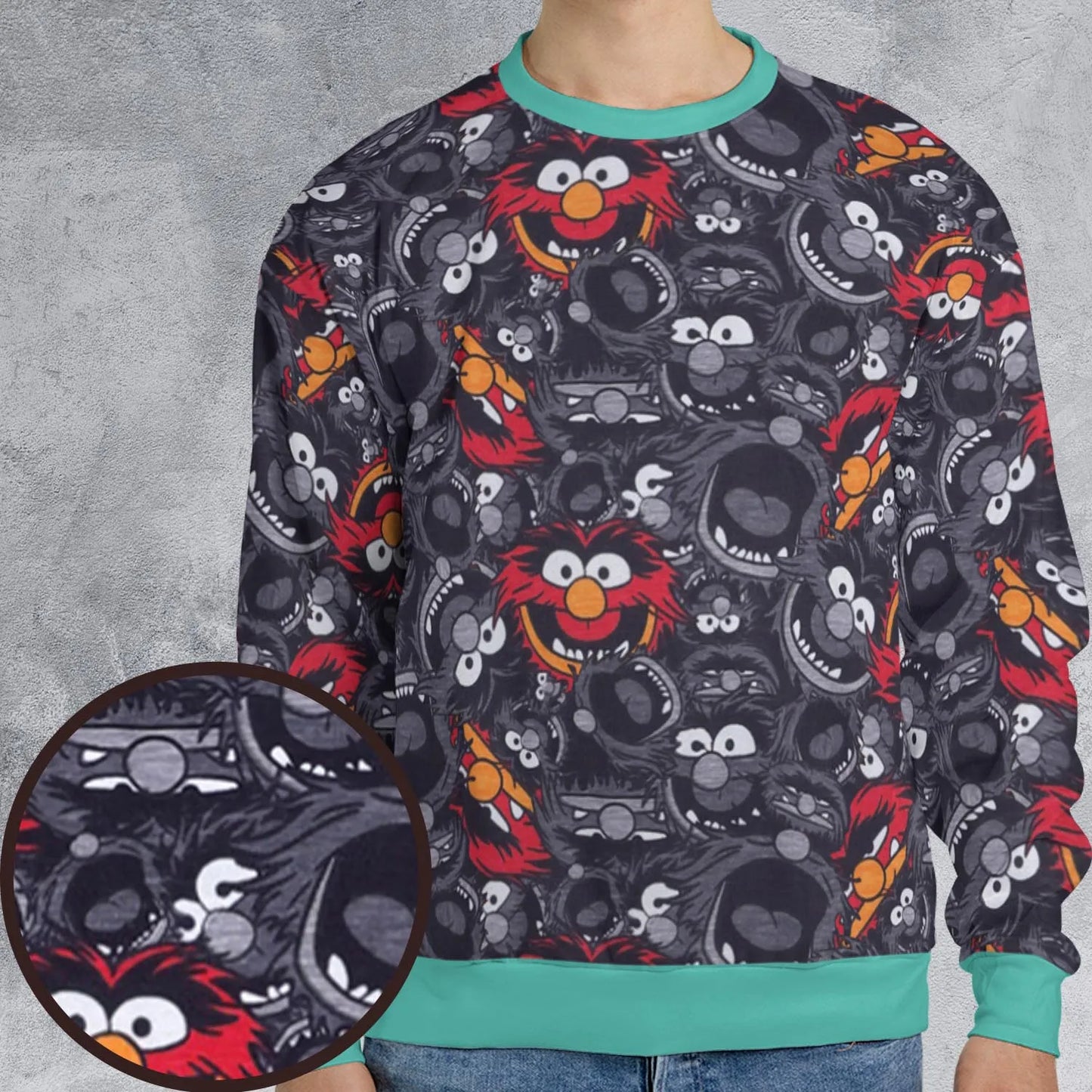 All-over Print Sweatshirt - FGXT5LUL